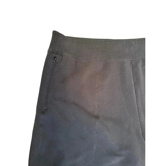 Athleta Plus Size Black Sweat Pants Size 3X Zipper Pockets - Picture 2 of 7